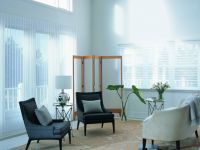Las cortinas Luminette® cuentan con cabezales y mecanismos de avanzada tecnología, que permiten una liviana operación aun en grandes dimensiones.   Gracias a la variedad de 18 colecciones de Luminette es posible encontrar variados tonos, con opción de mayor o menor oscurecimiento.
