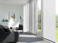 Cortinas Panel Oriental: Los paneles orientales son una solución diferente e innovadora, diseñada para grandes ventanales.- Elegantes paneles de tela que se recogen lateralmente.- Fabricadas en variadas telas y texturas, se adaptan a diversos estilos de decoración.